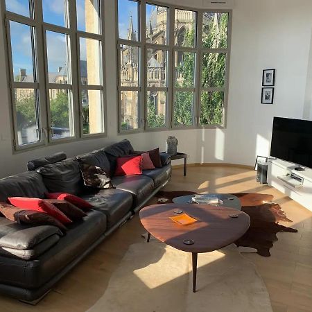 Апартаменти Loft Des Sacres - Vue Unique Sur La Cathedrale Реймс Екстер'єр фото
